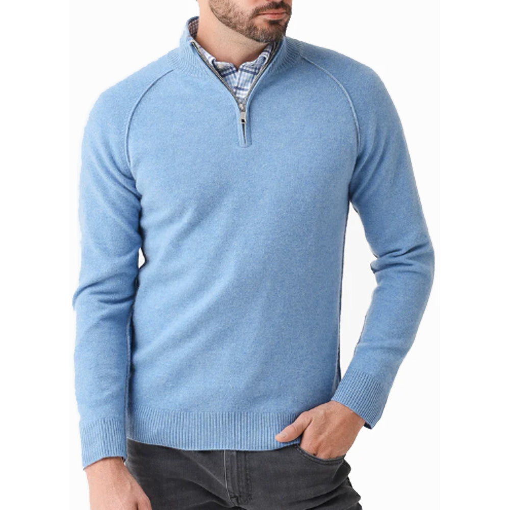 Cashmere Quarter-Zip Pullover