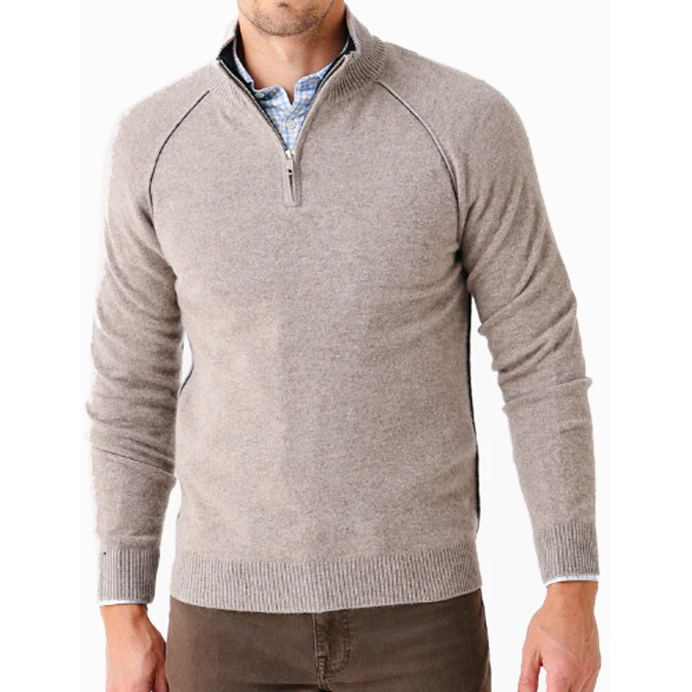 Cashmere Quarter-Zip Pullover