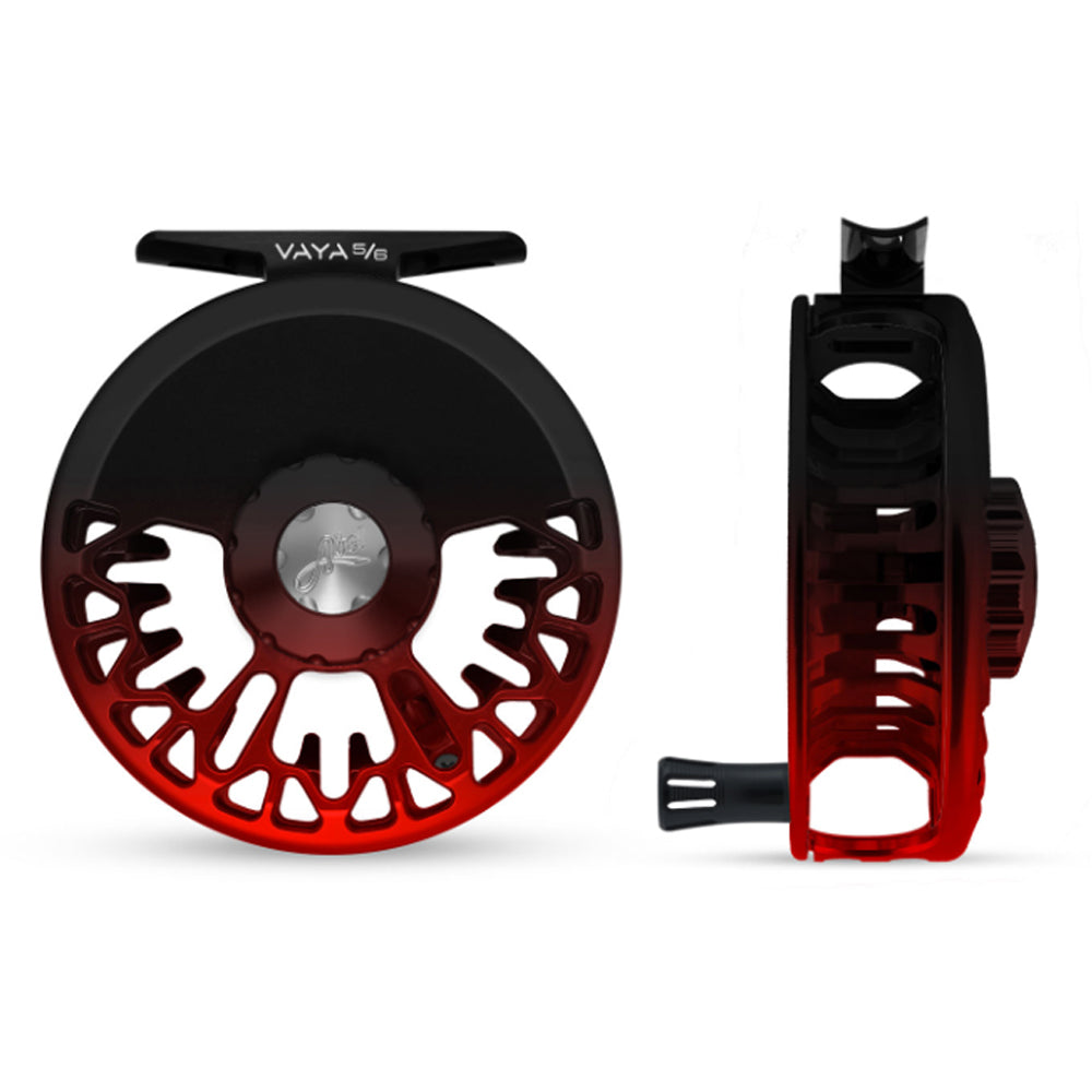 Vaya 5/6 Reel- Black Red Fade