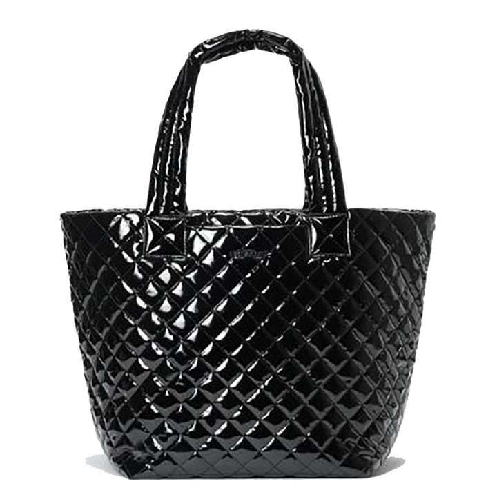 Medium Metro Tote Deluxe Black Lacquer