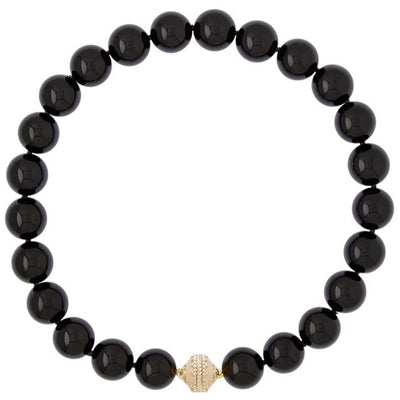Victoire Black Onyx 16mm Necklace