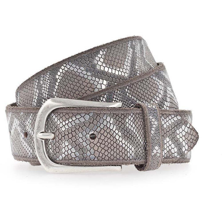 B. Belts Leather Snake Belt shop-silver-creek-com.myshopify.com