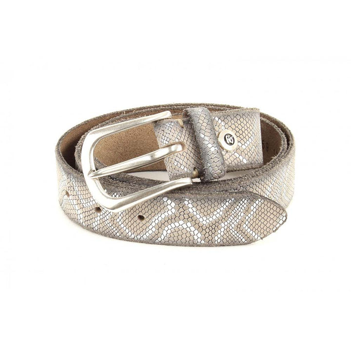 B. Belts Leather Snake Belt shop-silver-creek-com.myshopify.com